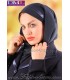 مقنعه فرم شالی کد 44 کرپ حریر
