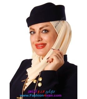 کلاه مهمانداری کد 14 مشکی