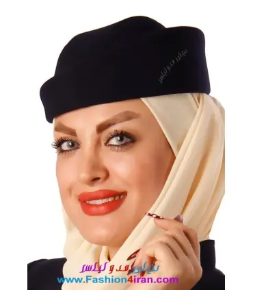 کلاه مهمانداری کد 14 مشکی