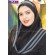 مقنعه با شال طوسی کد 42