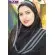 مقنعه با شال طوسی کد 42