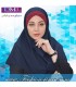 مقنعه توربان کد 9 حریر زرشکی