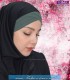 مقنعه توربان کد 9 حریر سبز زیتونی