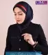 مقنعه فرم کد46 ساتن قرمز