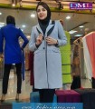مانتو شلوار کرپ کالیفرنیا طوسی کد 142
