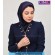 مقنعه با نقاب بادمجانی کد 47