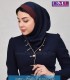 مقنعه فرم کد 47 تل زرشکی