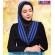 مقنعه با شال آبی کد 42