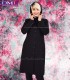 مانتو شلوار فیونا مشکی کد 74