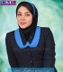 مقنعه حریر فیروزه ای کد 21