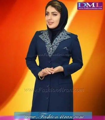 مانتو شلوار فیونا یقه طرح بته جقه کد 66
