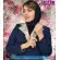 مانتو شلوار فیونا یقه طرح گلدار کد 66