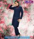 مانتو شلوار فیونا سرمه ای کد 67