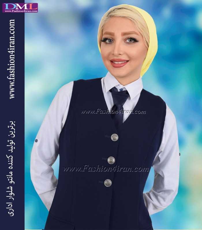 کت سارافون کد 99 کرپ سرمه ای