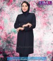 مانتو شلوار اداری فیونا سرمه‌ای تیره کد 74