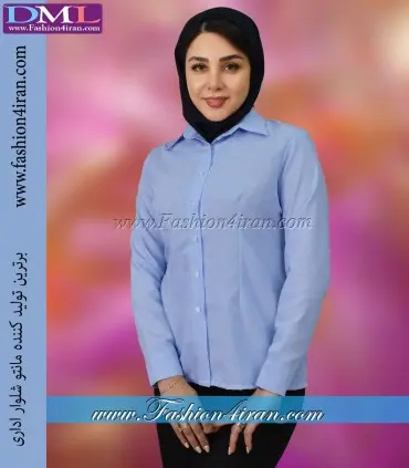 شومیز زنانه آبی روشن