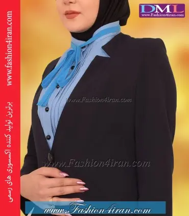 یقه ایستاده دیپلمات فیروزه ای a802
