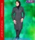 مانتو شلوار دیپلمات طوسی کد 109