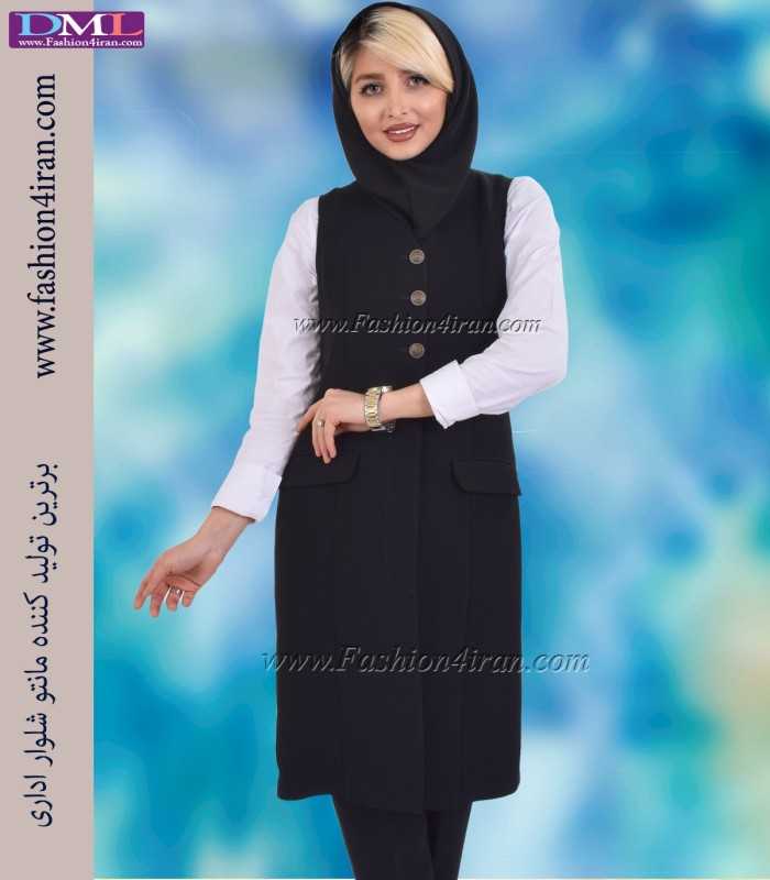 کت سارافون کرپ مشکی کد 99