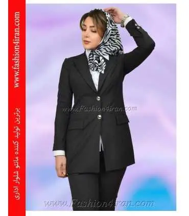 کت شلوار زنانه فاستونی ترک نوک مدادی کد