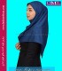 مقنعه آبی نقاب آبی