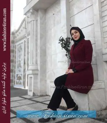 کت شلوار زنانه زرشکی