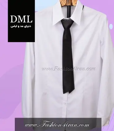 کراوات زنانه ساتن مشکی
