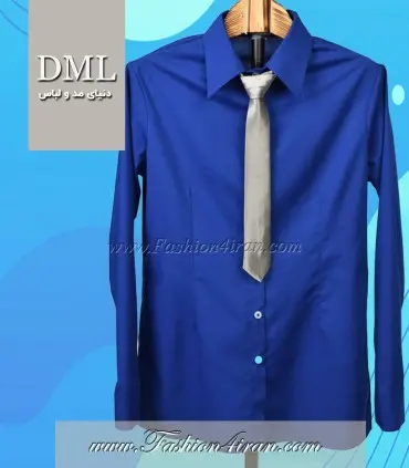 کراوات زنانه ساتن طوسی