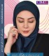 copy of مقنعه بنفش تیره نقاب بنفش تیره