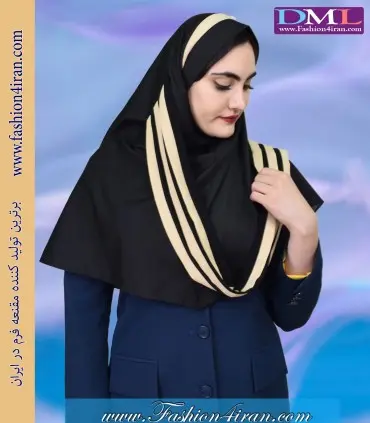 مقنعه شالدار