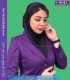 copy of مقنعه فرم کد 38 با حریر طوسی