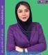مقنعه حریر بنفش کد 38