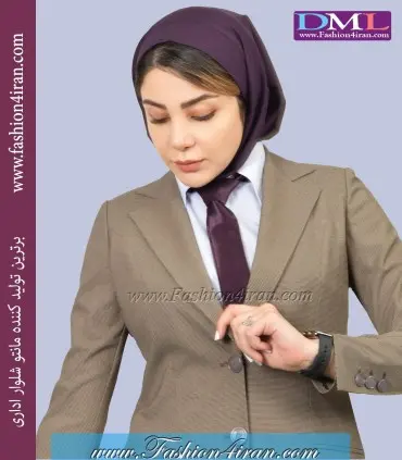 کت شلوار زنانه نسکافهای کد 104