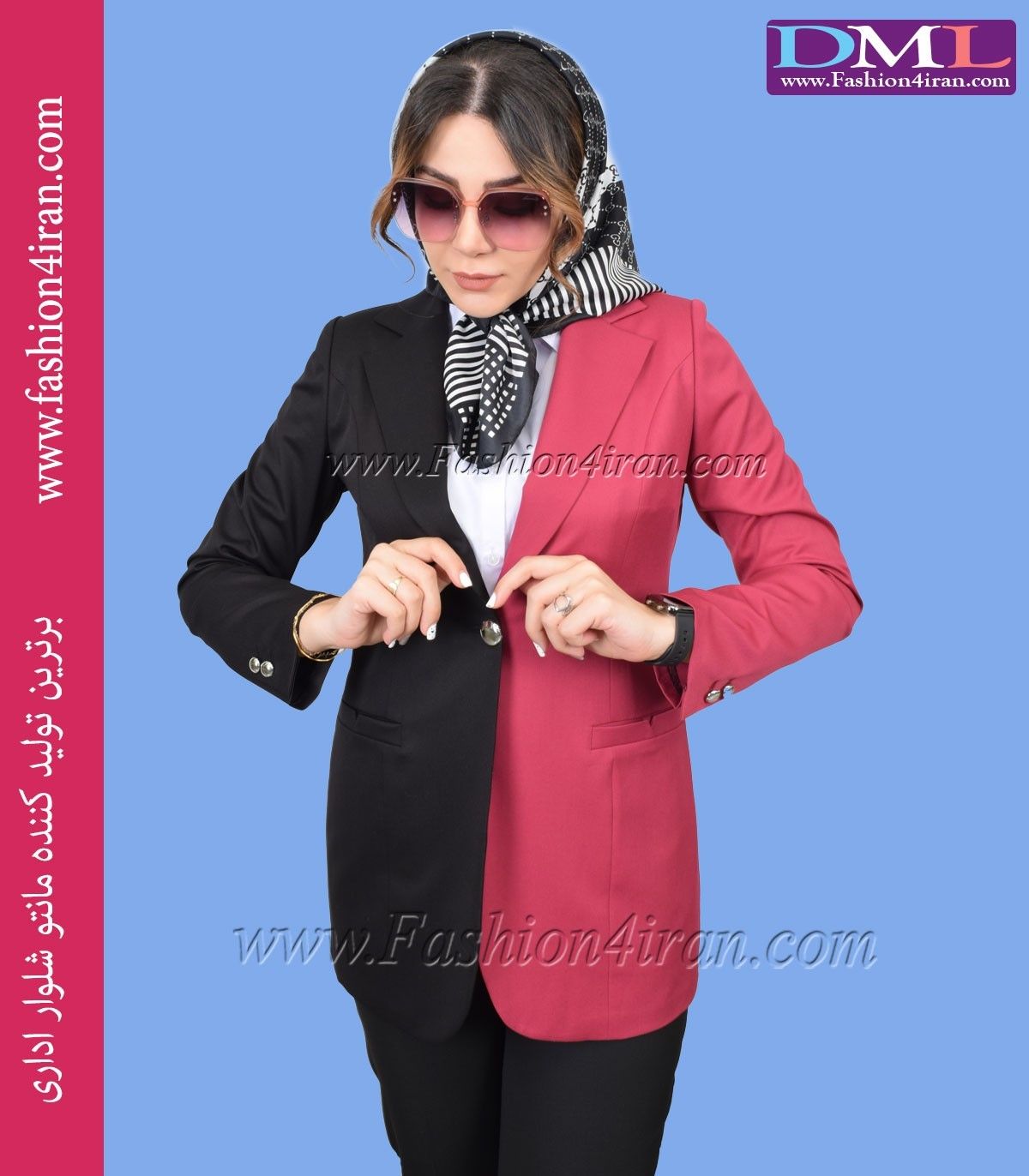 کت شلوار فاستونی ترک سرخ آبی مشکی کد 105