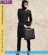 مانتو شلوار فیونا مشکی طلایی کد 84