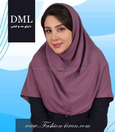 مقنعه کرپ حریر کالباسی