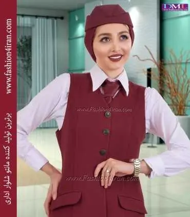 سارافون شلوار کرپ زرشکی کد 81