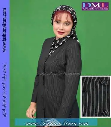 مانتو شلوار مشکی دیپلمات کد 78