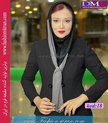 مقنعه دو شال طوسی