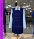 سارافون شلوار کرپ آبی کد 80