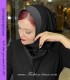 مقنعه اداری تل نوک مدادی کد 13