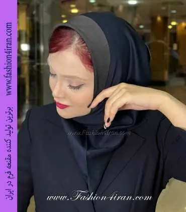مقنعه اداری تل نوک مدادی