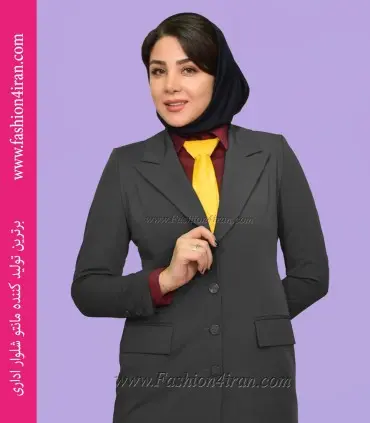 مانتو شلوار اداری فیونا نوک مدادی کد 112