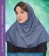 مقنعه طوسی آبی کد 10