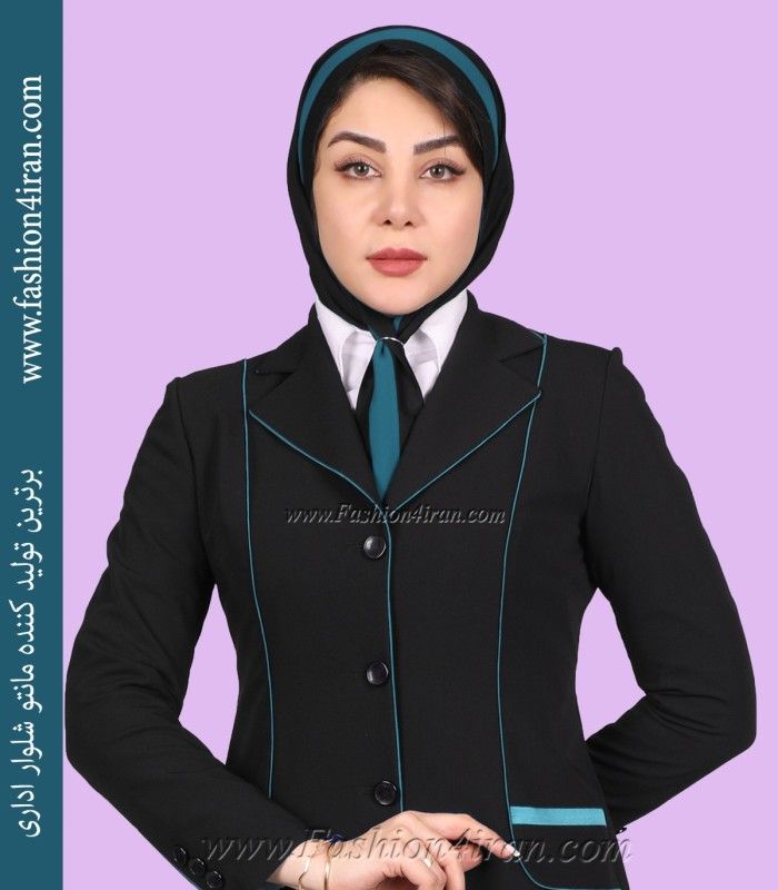 کت شلوار فیونا مشکی کله غازی کد 82