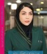 مقنعه شالدار حریر سبز کد 42