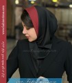 مقنعه اداری تل زرشکی کد 13
