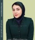 مقنعه فرم نقاب سبز لجنی