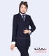 کت شلوار کرپ سرمه‌ای