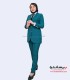 کت زنانه با شلوار رنگ کله غازی